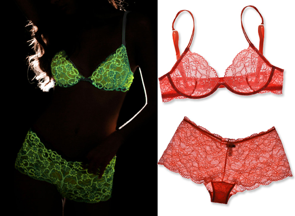 Cosabella Glow In The Dark Lingerie