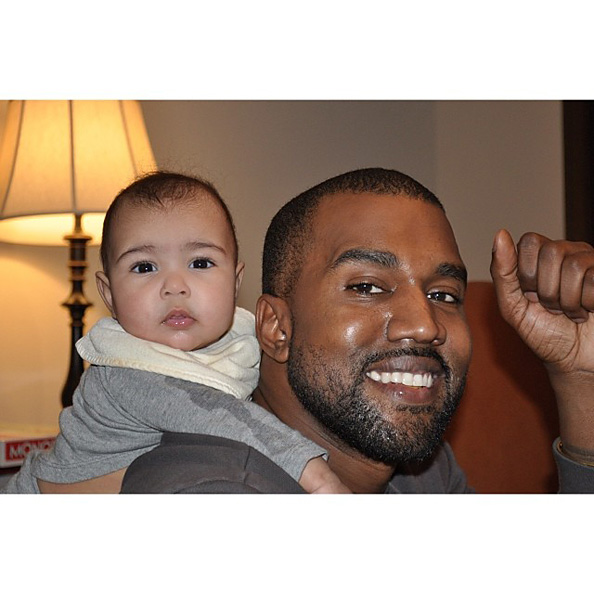 Kanye West and North