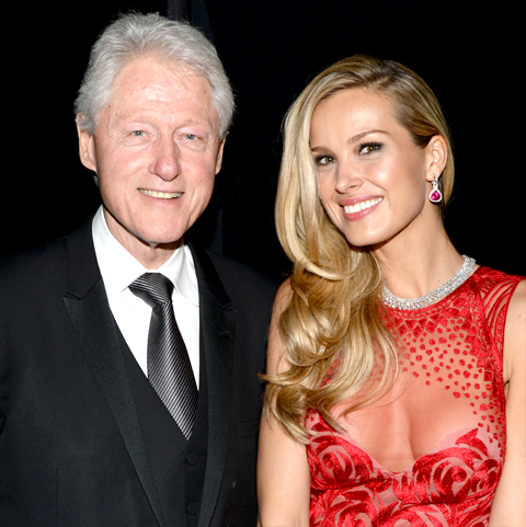 Bill Clinton Petra Nemcova