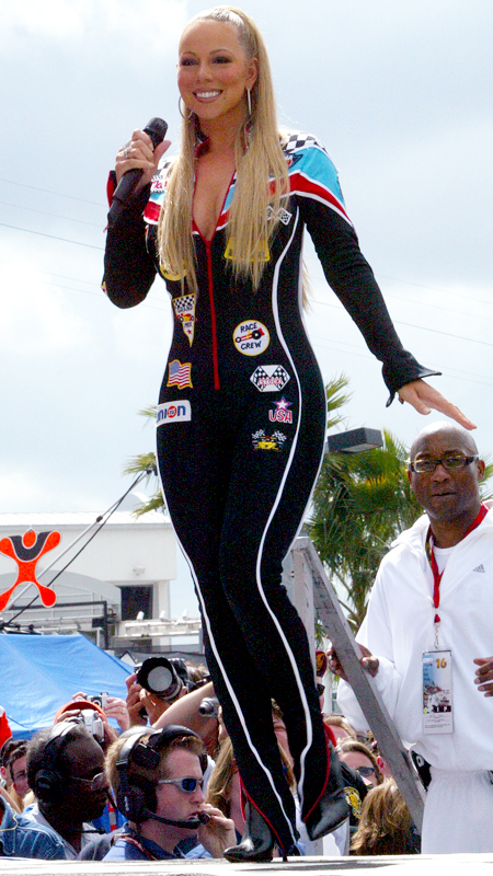 Mariah Gets Ready For The Race Mariah Carey Is Too Fabulous For Words 