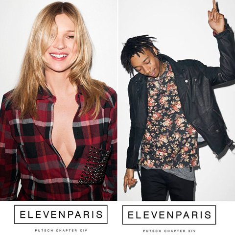 Kate Moss Eleven Paris campaign