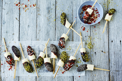 Choc-Crunch Bananas