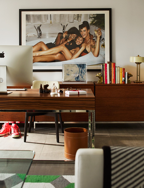 Brad Goreski in his L.A. home