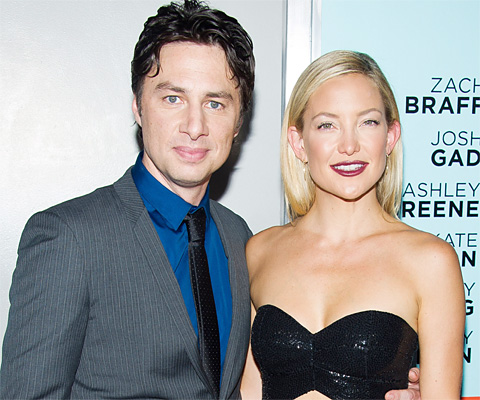 Zach Braff and Kate Hudson