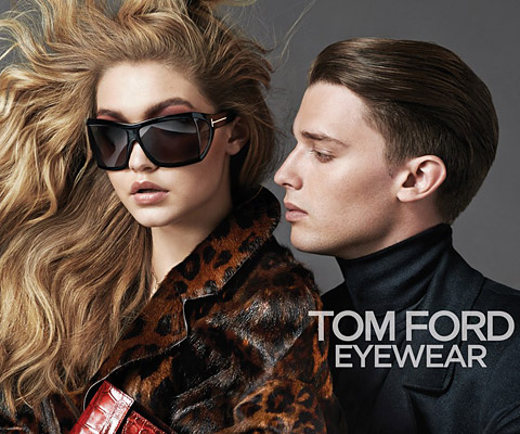 Gigi Hadid and Patrick Schwarzenegger for Tom Ford Eyewear