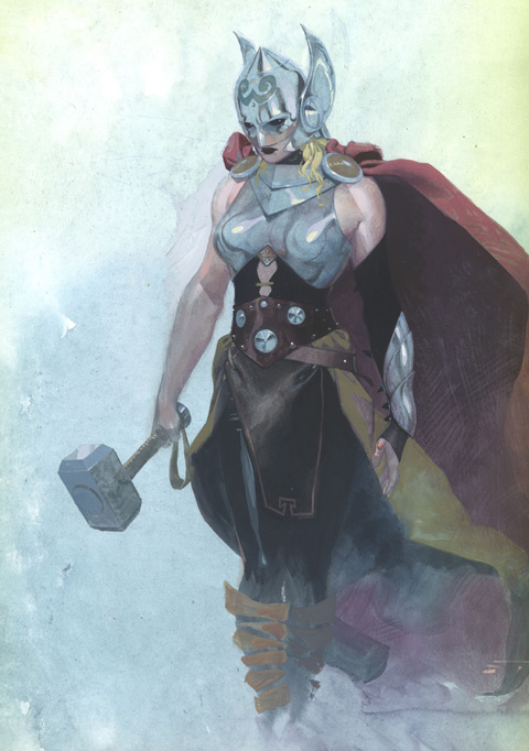 Marvel recasts Thor as a woman.
