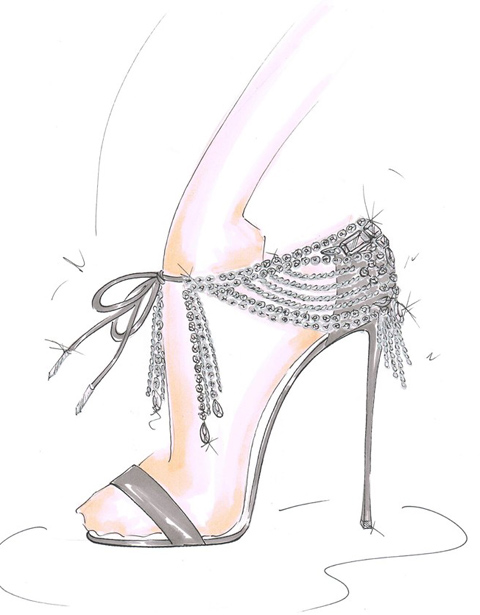 Olivia Palermo for Aquazzura