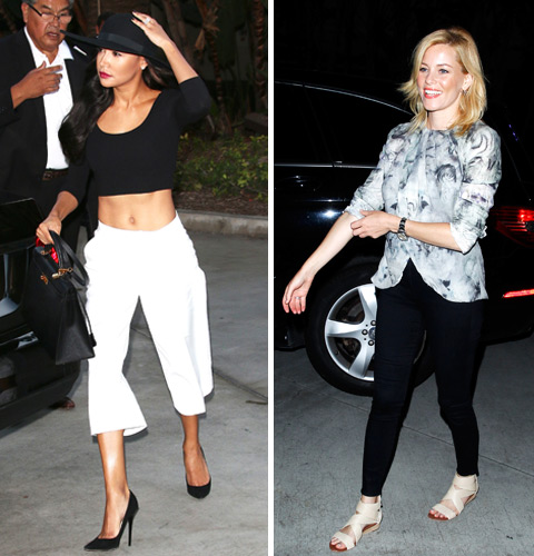 Naya Rivera and Elizabeth Banks