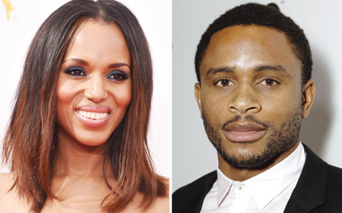 Kerry Washington and Nnamdi Asomugha