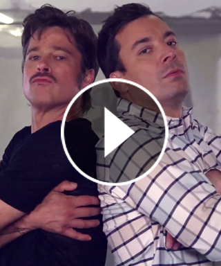 Watch Brad Pitt Use Breakdance Moves to Converse with Jimmy Fallon
