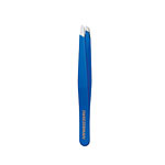 "They are so precise you could do heart surgery with them," says makeup artist Carmindy of the slanted tip of steel. The company even offers free sharpening for life. , Tweezerman