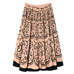 Ethnic-print cotton circle skirt, Forever 21.
