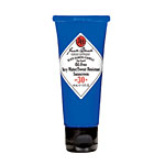 Water and sweat resistant SPF 30+ sunscreen, Jack Black.
