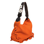 Deerskin slouchy hobo bag, Tylie Malibu.