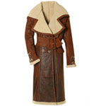 Brown belted shearling coat, Dior by John Galliano.