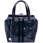 Navy bag, Gucci.