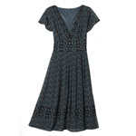 Gray patterned dress, H&M.