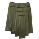 Mesh skirt with satin underlay, Jean-Paul Gaultier.