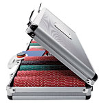 Fifth Street poker set including 500 clay chips and Vegas-style cards in aluminum carrying case, Hold 'Em High.