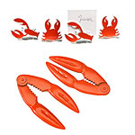 Metal lobster and crab place-card holders and die-cast aluminum lobster crackers, Crate & Barrel.