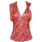 Rayon top with t-back, Versus, Versus.