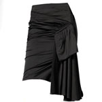Stretch satin gathered skirt, LAMB,, L.A.M.B. by Gwen Stefani.