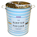 Gourmet 6.5-gallon popcorn tin, Hampton Popcorn Co..