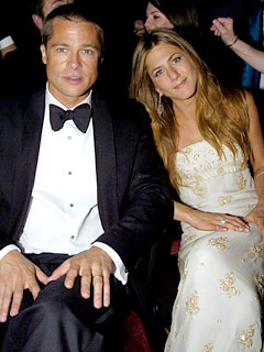 Brad Pitt and Jennifer Aniston