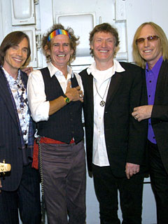 {Jackson Browne} {} and {Keith Richards} {} and {Steve Winwood} {} and {Tom Petty} {}