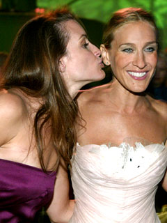 Kristin Davis and Sarah Jessica Parker