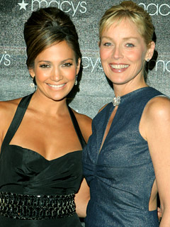 Jennifer Lopez and Sharon Stone