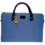 Wool bag with leather trim, Hartmann, Hartmann.