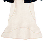 Linen skirt, Kay Unger New York.