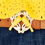 Beaded leather belt, Paul & Joe.
