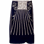 Embroidered cotton skirt, Vivienne Tam.