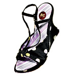 Canvas wedges, BC Footwear.