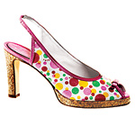 Peep-toe slingbacks, Rafe.