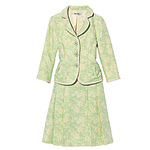 Jacquard jacket and matching skirt, How & Wen.