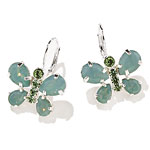 Resin earrings, Agatha.