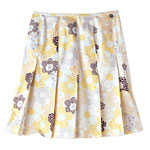 Pleated cotton skirt, A. Cheng.