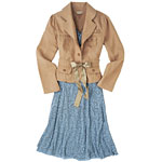 Lyocell dress (jacket sold separately), Velvet by Graham & Spencer.