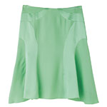 Silk charmeuse skirt, Walter Baker.