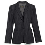 Wool pinstripe blazer, Luciano Barbera, 