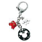 Micky Mouse key chain, Swarovski.