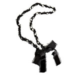 Silk-and-faux-pearl necklace, Lanvin.