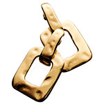 Vintage 1980s 18kt-gold-plated earrings, YSL.