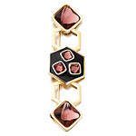 Vintage 1970s colored-glass brooch, YSL.