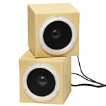 Cardboard speakers, MUJI.