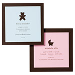 Baby shower invitations and baby announcements, Simply Put by Ashley Woodman, 