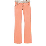 Distressed-wash pink jeans, Hudson Jeans.